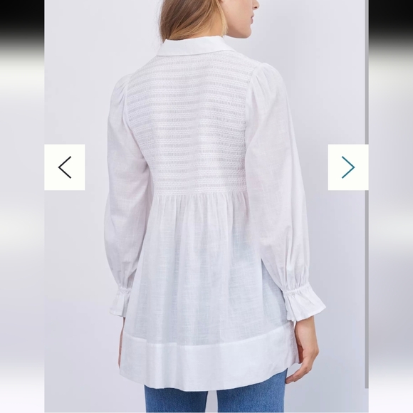 Anthropologie Vicki Smocked Tunic - Picture 6 of 13